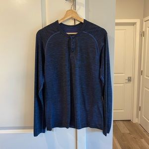 Lululemon Men’s Long Sleeve Metal Vent Henley